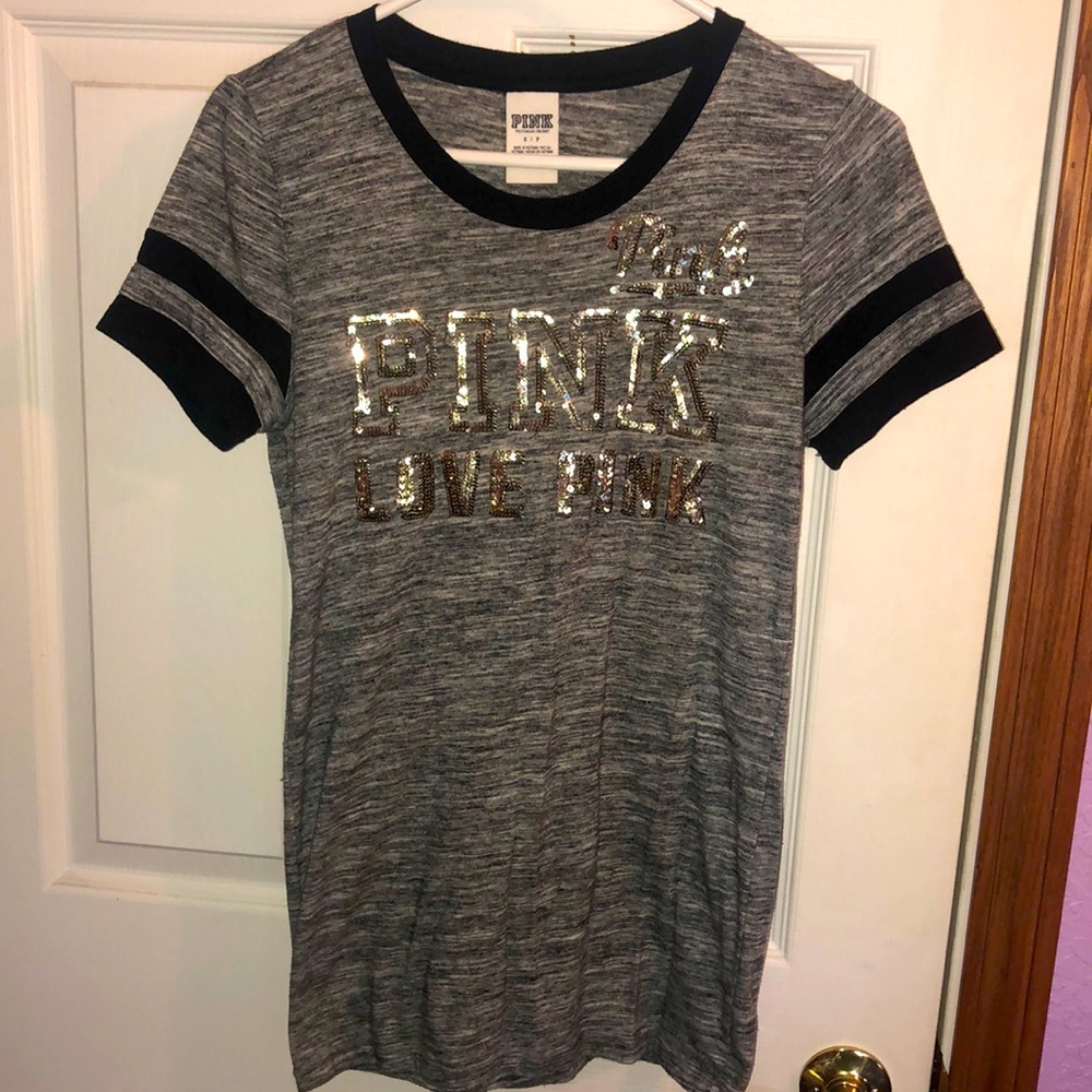 PINK Gray Tee!